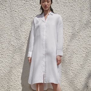 OVERSIZED LONG LINEN SHIRT